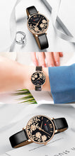 Load image into Gallery viewer, Floral Women's Watch-KOLEE WATCHES-L-black-KOLEE WATCHES