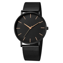 Load image into Gallery viewer, Black Steel Women's Watch-KOLEE WATCHES-black and rose gold-KOLEE WATCHES