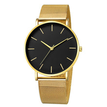 Load image into Gallery viewer, Black Steel Women's Watch-KOLEE WATCHES-gold-KOLEE WATCHES