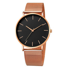 Load image into Gallery viewer, Black Steel Women's Watch-KOLEE WATCHES-rose gold black-KOLEE WATCHES