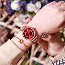 Load image into Gallery viewer, Rose Gold Watch-KOLEE WATCHES-Red-KOLEE WATCHES