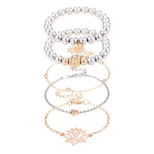 Load image into Gallery viewer, Silver and Gold Women's Bracelets