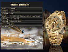 Load image into Gallery viewer, Luxury Men's Gold Full Steel Transparent Watch-KOLEE WACHES-Gold-KOLEE WATCHES