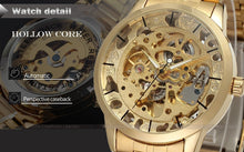 Load image into Gallery viewer, Luxury Men's Gold Full Steel Transparent Watch-KOLEE WACHES-Gold-KOLEE WATCHES