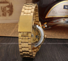 Load image into Gallery viewer, Luxury Men's Gold Full Steel Transparent Watch-KOLEE WACHES-Gold-KOLEE WATCHES