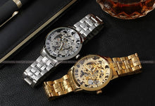 Load image into Gallery viewer, Luxury Men's Gold Full Steel Transparent Watch-KOLEE WACHES-Gold-KOLEE WATCHES