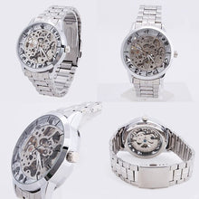 Load image into Gallery viewer, Luxury Men's Gold Full Steel Transparent Watch-KOLEE WACHES-Silver-KOLEE WATCHES