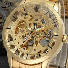 Load image into Gallery viewer, Luxury Men's Gold Full Steel Transparent Watch-KOLEE WACHES-Gold-KOLEE WATCHES