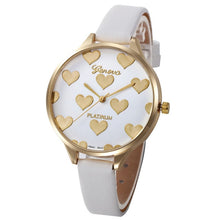 Load image into Gallery viewer, Classic Women's Watch with Heart Design-KOLEE WATCHES-WHITE-KOLEE WATCHES