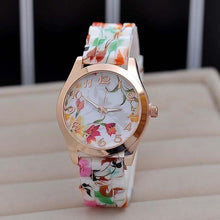 Load image into Gallery viewer, Floral Design Classic Watch-KOLEE WATCHES-D-KOLEE WATCHES