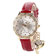 Load image into Gallery viewer, Elegant Women`s Watch with Cat Design-KOLEE WATCHES-E-KOLEE WATCHES