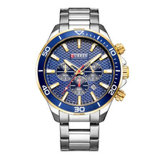 Load image into Gallery viewer, Luxury Business Men`s Watch-KOLEE WATCHES-Silver Gold Blue-KOLEE WATCHES