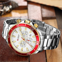 Load image into Gallery viewer, Luxury Business Men`s Watch-KOLEE WATCHES-Silver Gold Red-KOLEE WATCHES