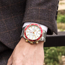 Load image into Gallery viewer, Luxury Business Men`s Watch-KOLEE WATCHES-Silver Gold Red-KOLEE WATCHES