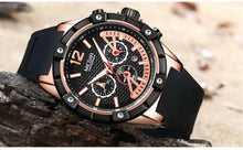 Load image into Gallery viewer, Luxury Men`s Watch-KOLEE WATCHES-Rose Gold black-KOLEE WATCHES