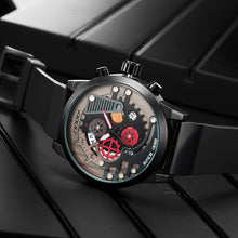 Load image into Gallery viewer, Unique Design Men`s Watch-KOLEE WATCHES-Black Red-KOLEE WATCHES