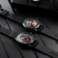 Load image into Gallery viewer, Unique Design Men`s Watch-KOLEE WATCHES-Black Orange-KOLEE WATCHES