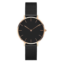 Load image into Gallery viewer, Elegant Ladies Stainless Steel Watch-KOLEE WATCHES-Black Black-KOLEE WATCHES