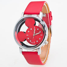 Load image into Gallery viewer, Mickey Mouse Design Women's Watch-KOLEE WATCHES-Red-KOLEE WATCHES