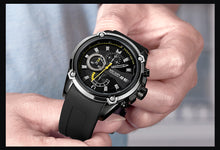 Load image into Gallery viewer, Casual Men`s Watch-KOLEE WATCHES-silver black-KOLEE WATCHES