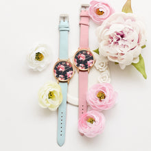 Load image into Gallery viewer, Floral Print Women Watch-KOLEE WATCHES-blue-KOLEE WATCHES