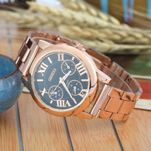 Load image into Gallery viewer, Gold Watch-KOLEE WATCHES-rosy black-KOLEE WATCHES