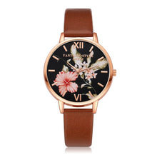 Load image into Gallery viewer, Modern Floral Design Women's Watch-KOLEE WATCHES-Brown-KOLEE WATCHES