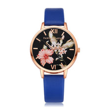 Load image into Gallery viewer, Modern Floral Design Women's Watch-KOLEE WATCHES-Blue-KOLEE WATCHES