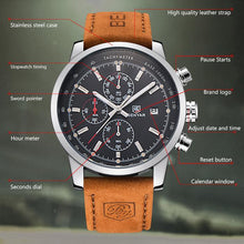 Load image into Gallery viewer, Casual Men`s Watch-KOLEE WATCHES-black khaki-KOLEE WATCHES