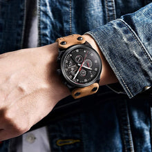 Load image into Gallery viewer, Casual Men`s Watch-KOLEE WATCHES-black khaki-KOLEE WATCHES