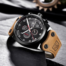 Load image into Gallery viewer, Casual Men`s Watch-KOLEE WATCHES-black khaki-KOLEE WATCHES