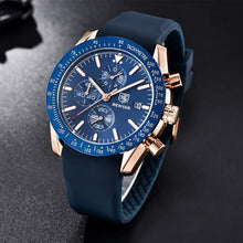 Load image into Gallery viewer, Luxury Men's Watch-KOLEE WATCHES-silicone gold black-KOLEE WATCHES
