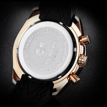 Load image into Gallery viewer, Luxury Men's Watch-KOLEE WATCHES-silicone gold black-KOLEE WATCHES