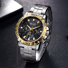 Load image into Gallery viewer, Casual Stainless Steel Men`s Watch-KOLEE WATCHES-Silver Gold-KOLEE WATCHES