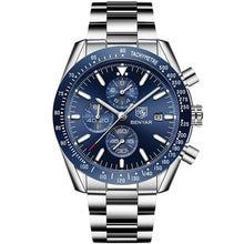 Load image into Gallery viewer, Luxury Men's Watch-KOLEE WATCHES-steel white blue-KOLEE WATCHES