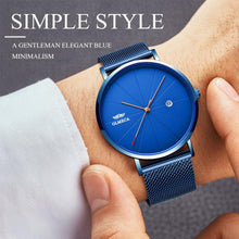 Load image into Gallery viewer, Elegant Business Men`s Watch-KOLEE WATCHES-silver blue-KOLEE WATCHES