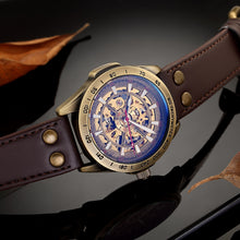 Load image into Gallery viewer, Skeleton Automatic Watch-KOLEE WACHES-black-KOLEE WATCHES