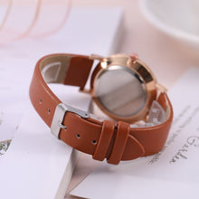Load image into Gallery viewer, Leather Women's Watch-KOLEE WATCHES-kh023-brown-KOLEE WATCHES