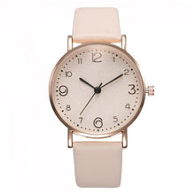 Load image into Gallery viewer, Leather Women's Watch-KOLEE WATCHES-kh023-white-KOLEE WATCHES